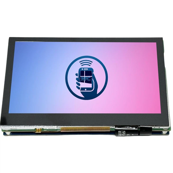 4,3 collu NFC karšu lasītāja LCD displejs