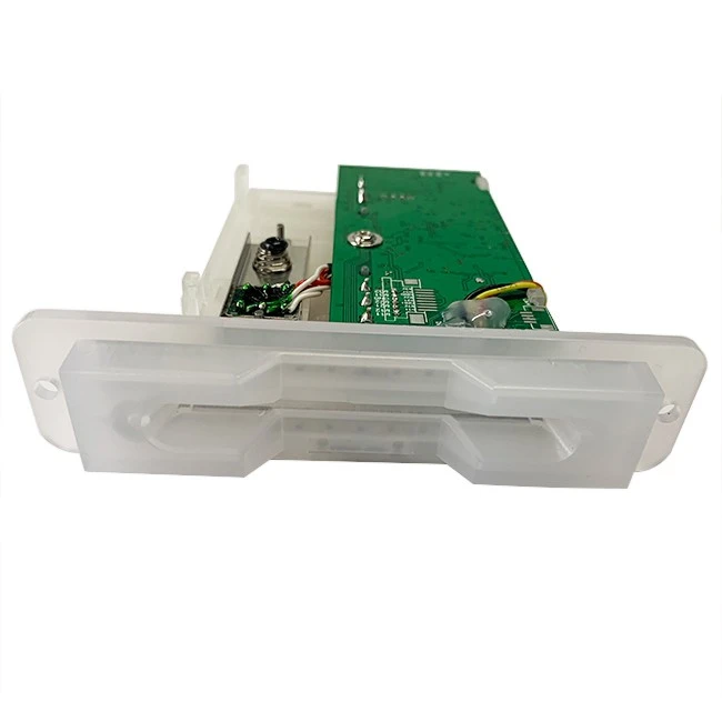 Magnetic Reader with Semi-transparent Bezel