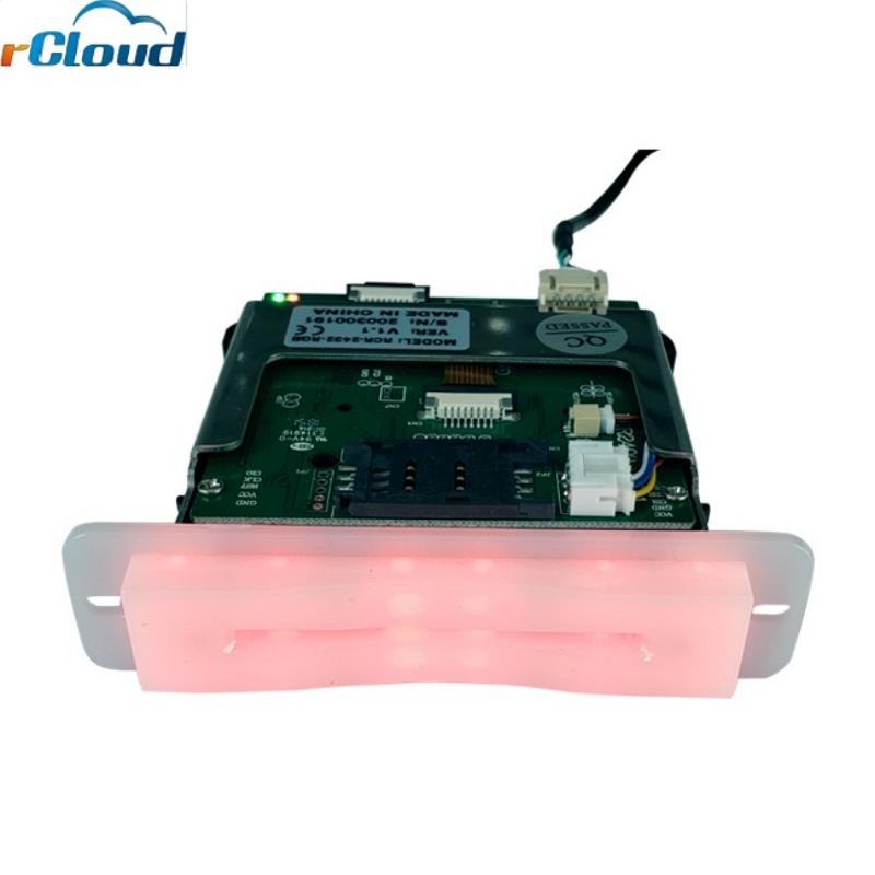 RFID karšu lasītājs/rakstīšanas ierīce, daļēji{0}}caurspīdīgs rāmis ar LED